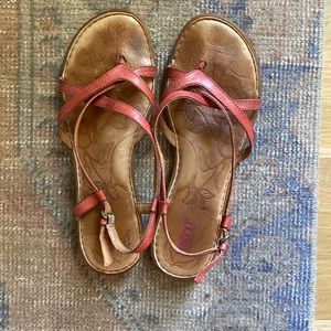 Born leather sandals